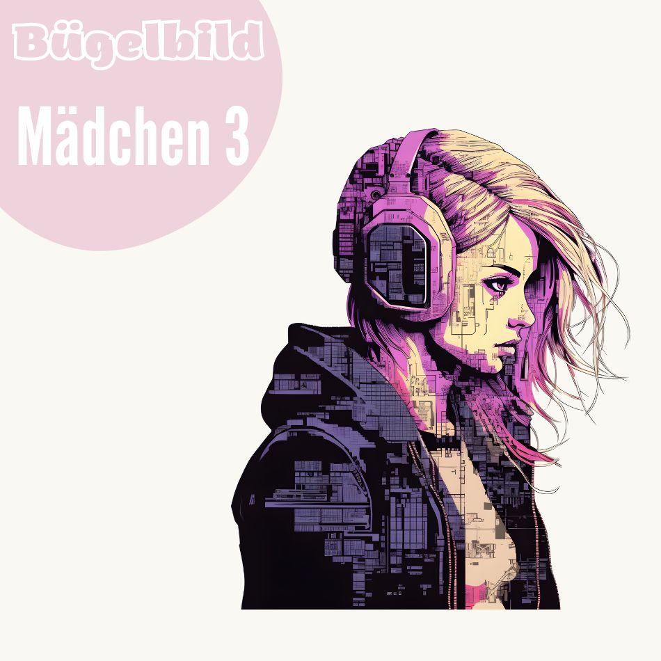 Bügelbild Mädchen 3