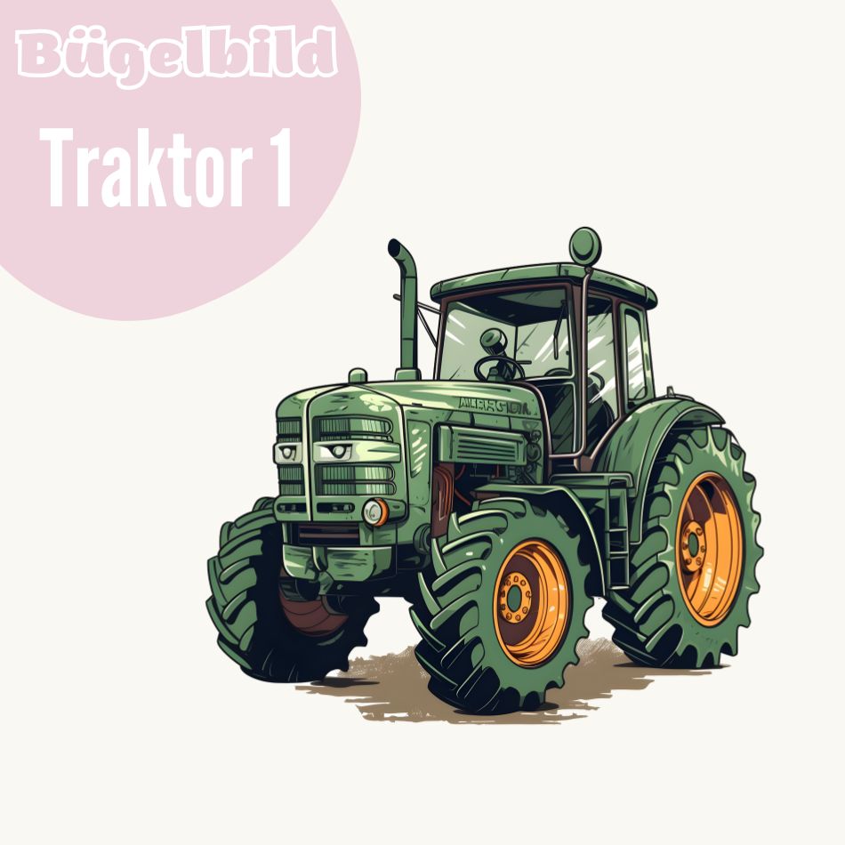 Bügelbild Traktor 1