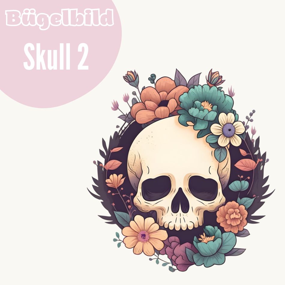 Bügelbild Skull 2