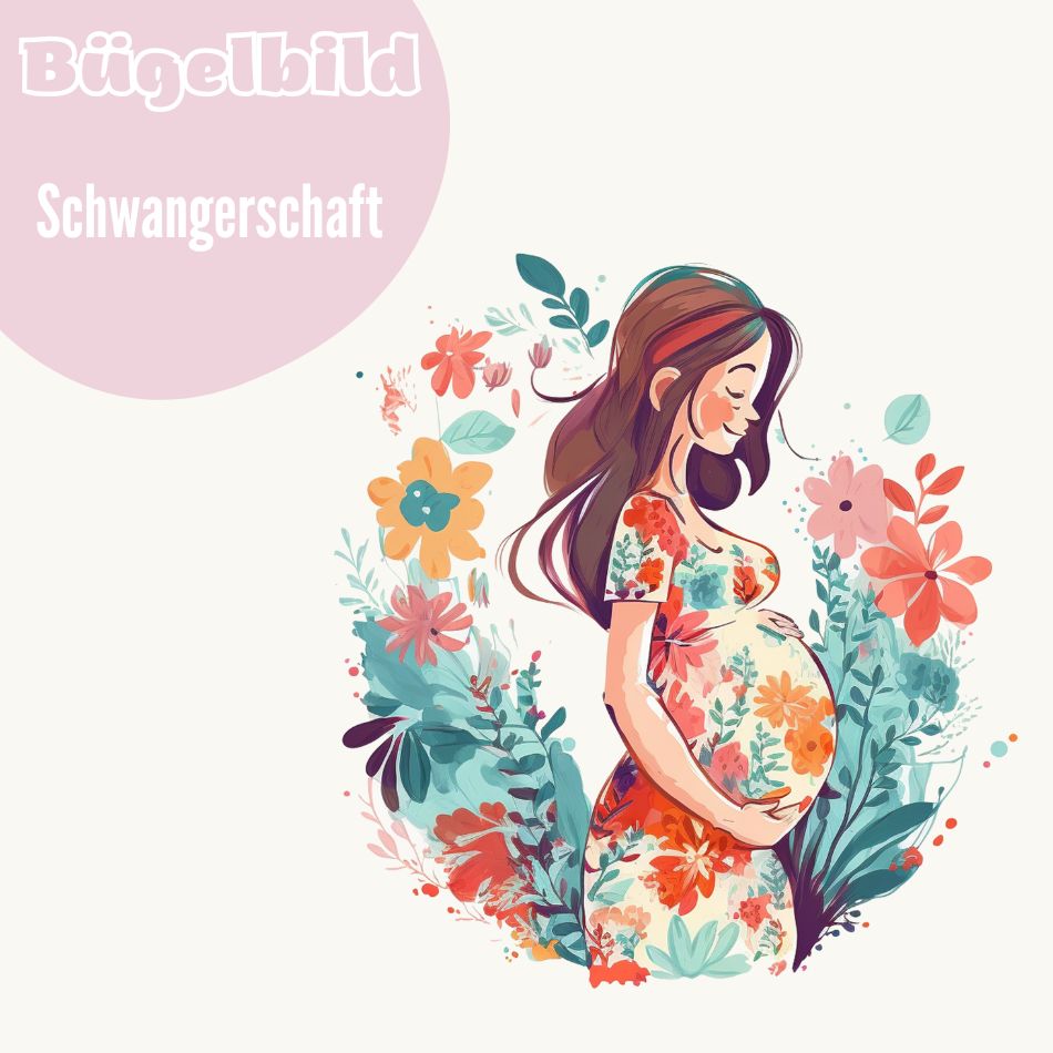 Bügelbild Schwangerschaft