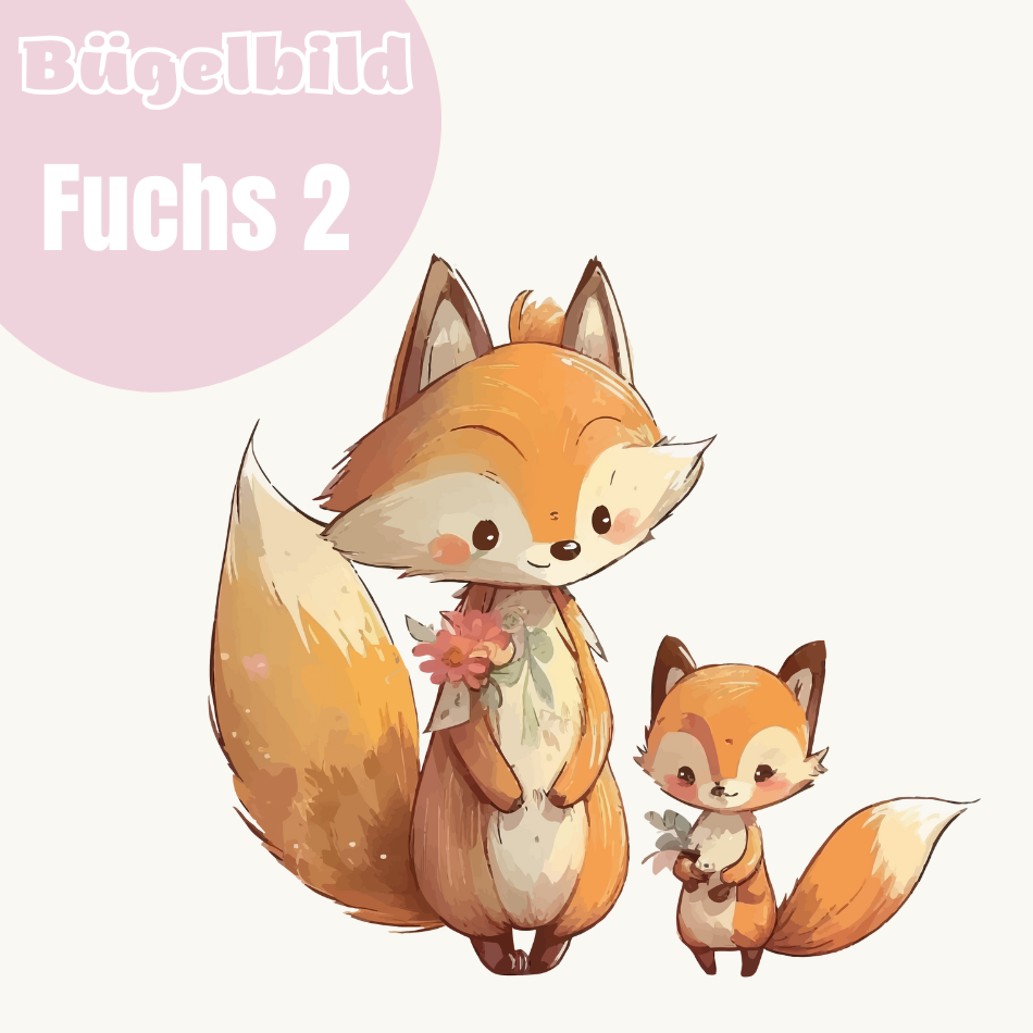 Bügelbild Fuchs 2