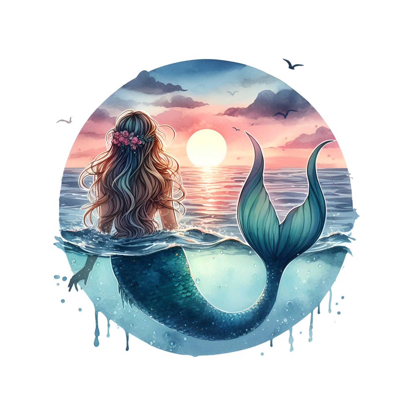 Bügelbild Mermaid