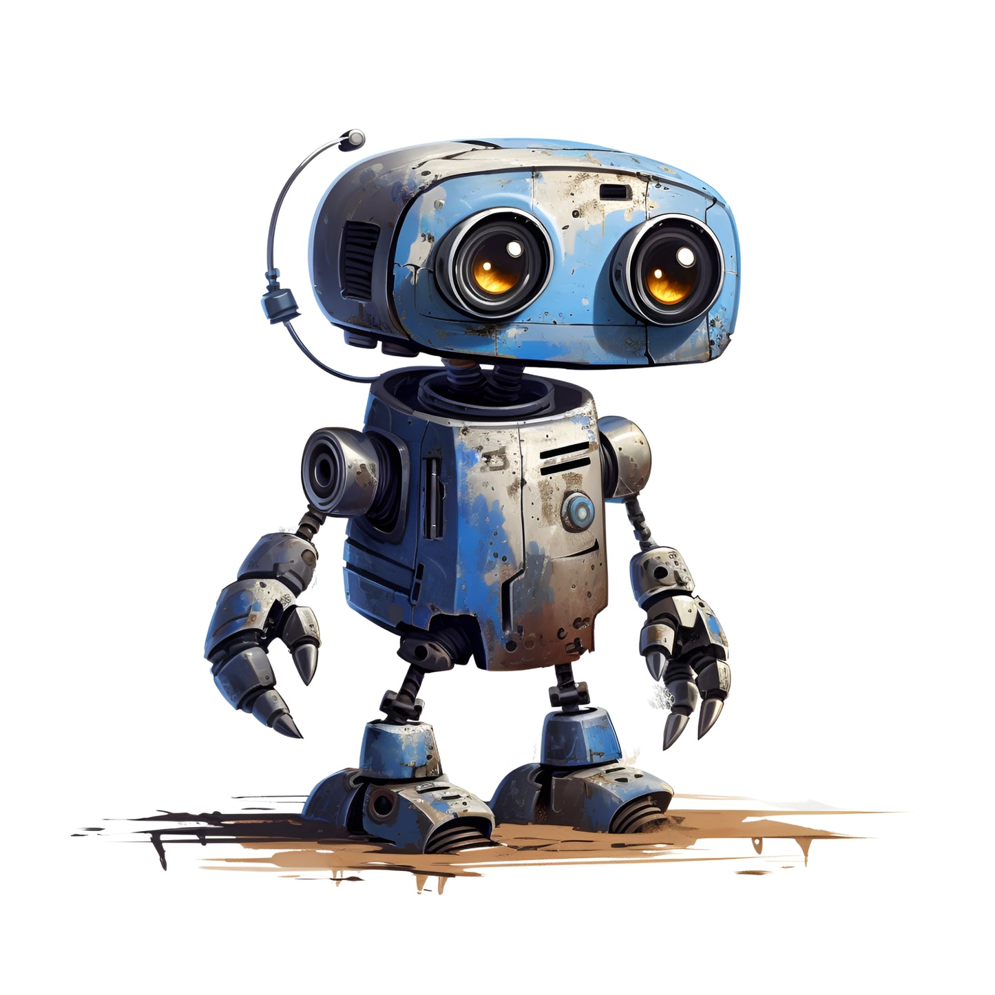 Bügelbild Roboter