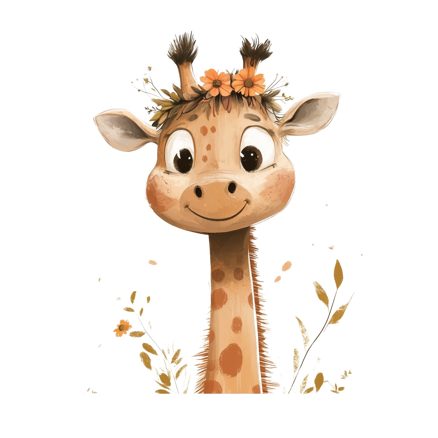 Bügelbild Giraffe