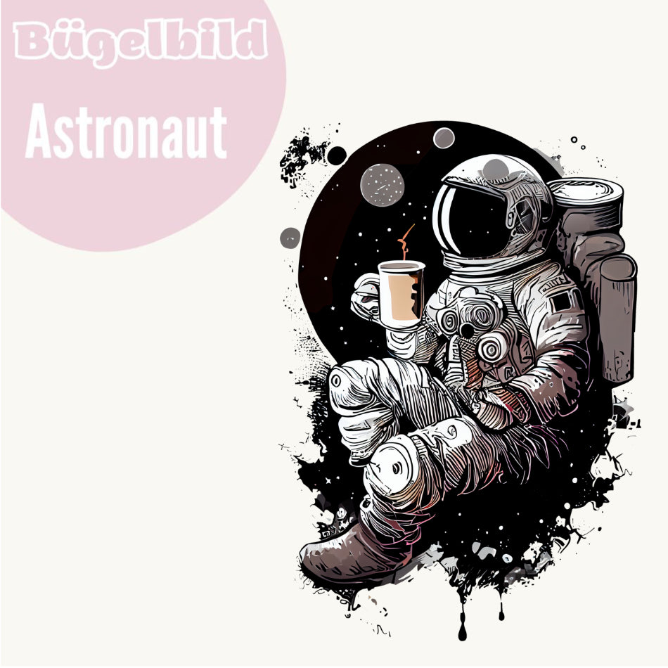Bügelbild Astronaut