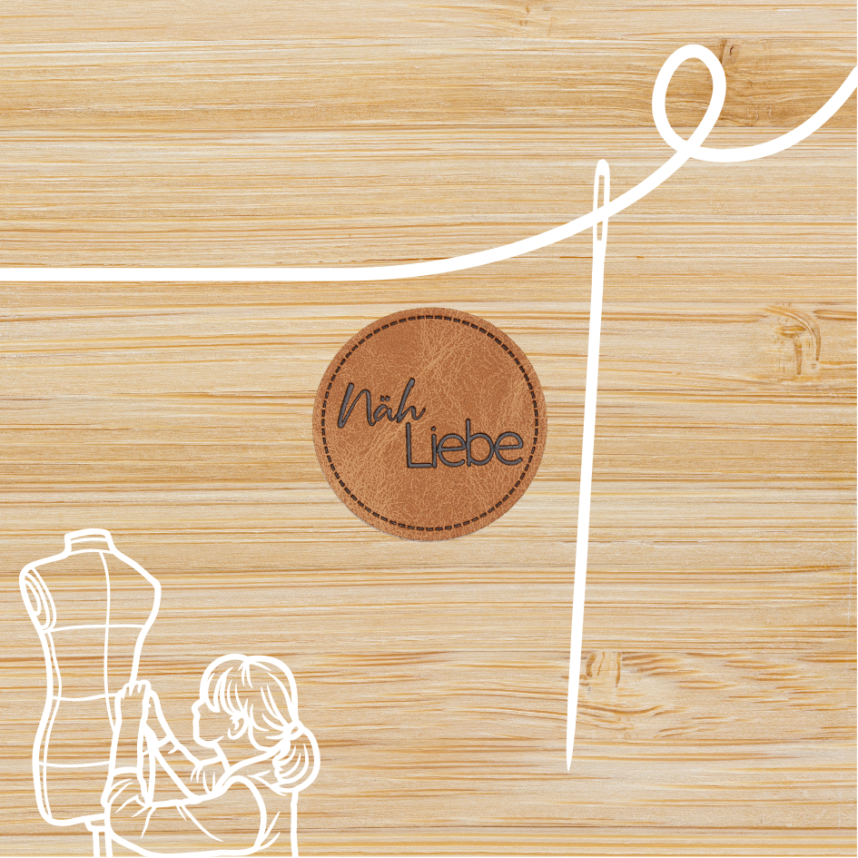 Kunstlederlabel "Nähliebe"