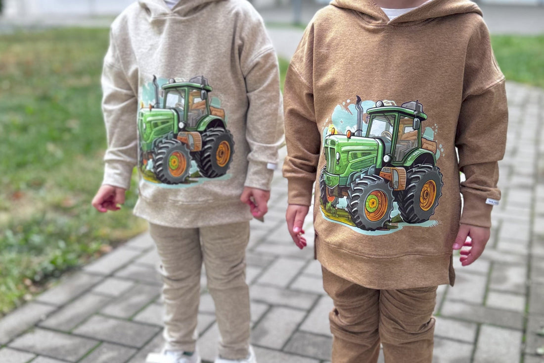 Ein Zwillingsoutfit kommt selten allein.