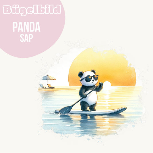 Bügelbild Panda SAP