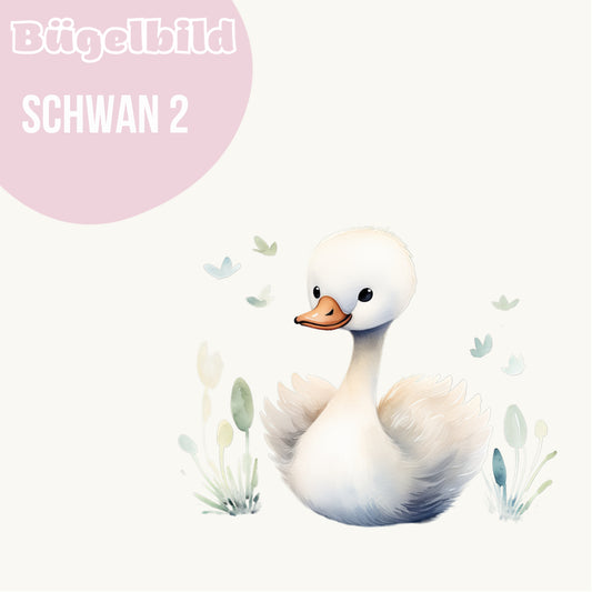 Bügelbild Schwan 2