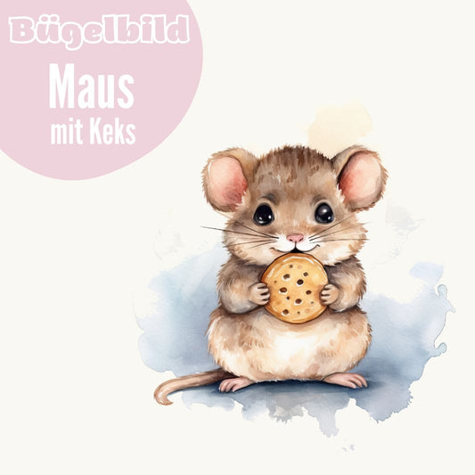 Bügelbild Maus