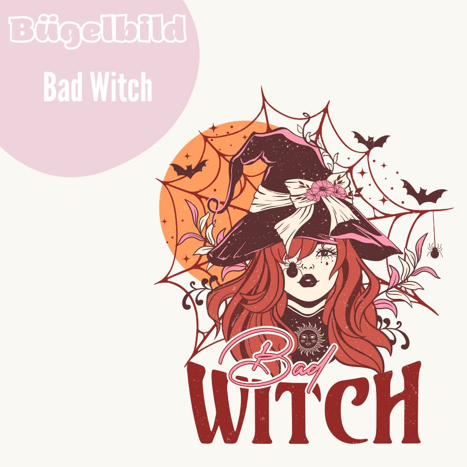 Bügelbild Bad Witch