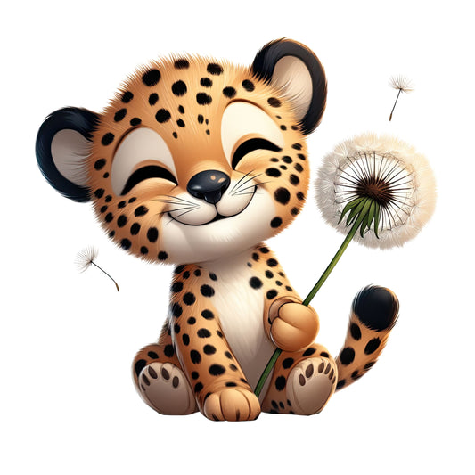Bügelbild Leopard