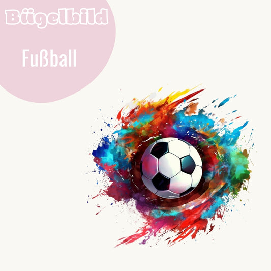 Bügelbild Fußball