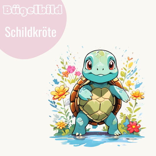 Bügelbild Schildkröte