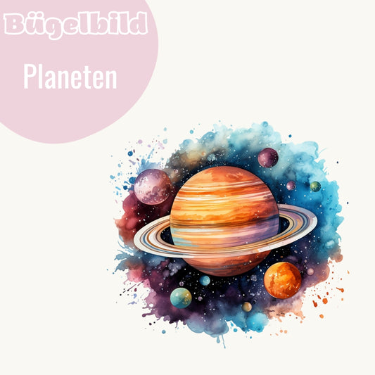 Bügelbild Planeten