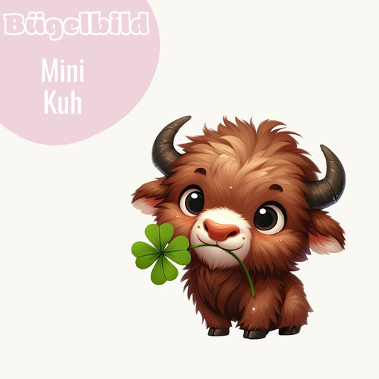 Bügelbild Mini Kuh