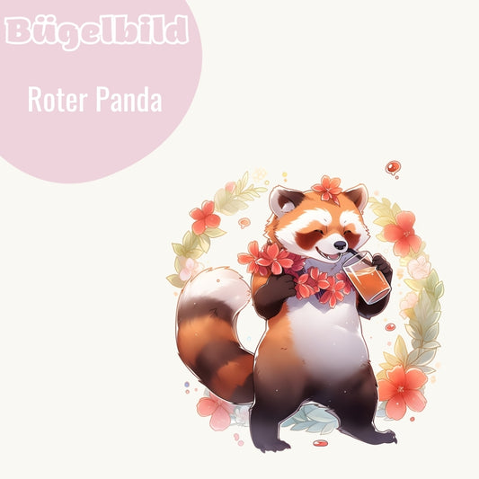 Bügelbild Roter Panda