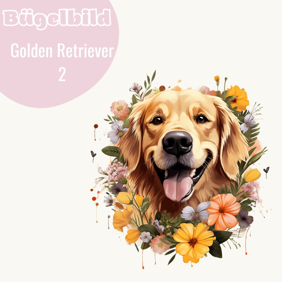 Bügelbild Golden Retriever 2