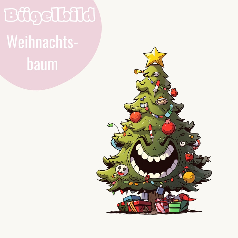 Bügelbild Weihnachtsbaum